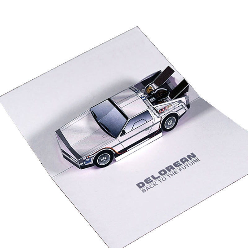 Art Craft Cardboard - De volta para o futuro cartão