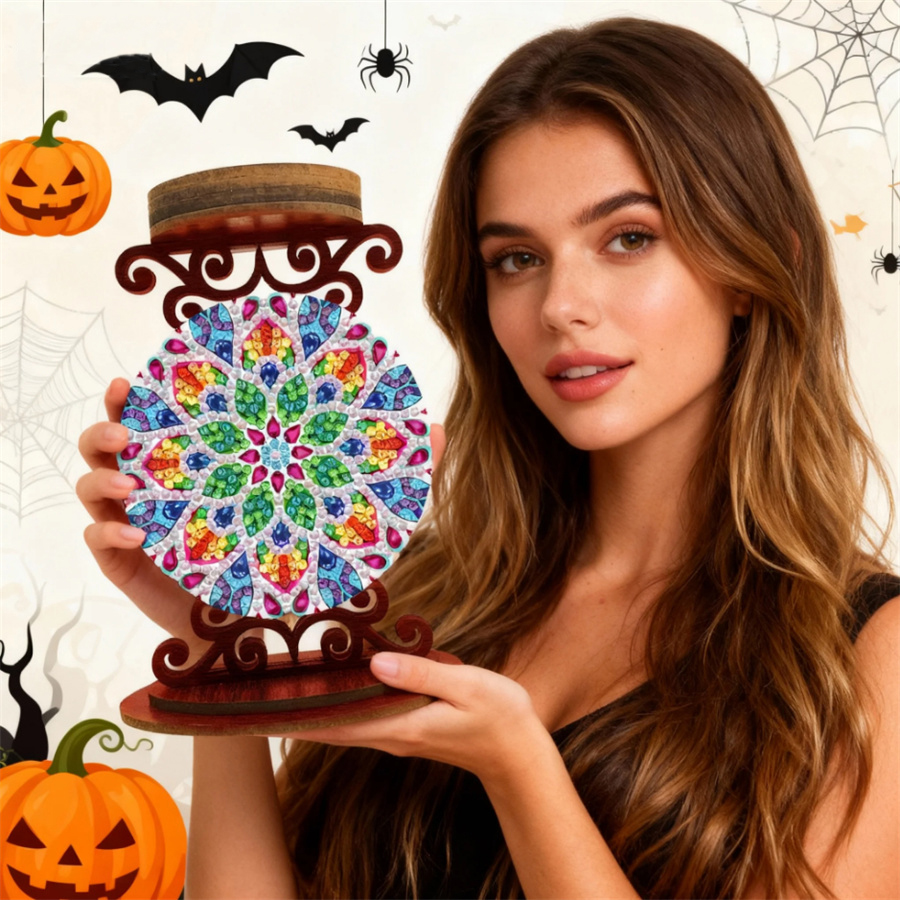 Porta-velas com motivos florai - Art Craft Kit avaliação e preço