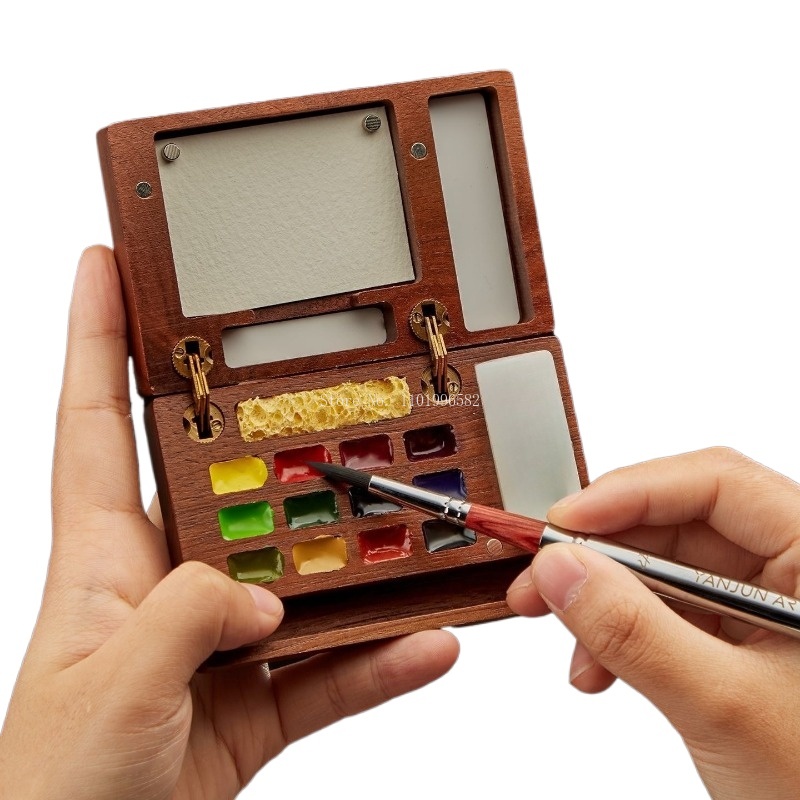 Caixa de Pintura Portátil em M - Gouache Paint Set avaliação e preço