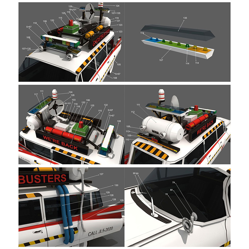 Ghostbusters 3D Papel Modelo P - Art Craft Cardboard avaliação e preço