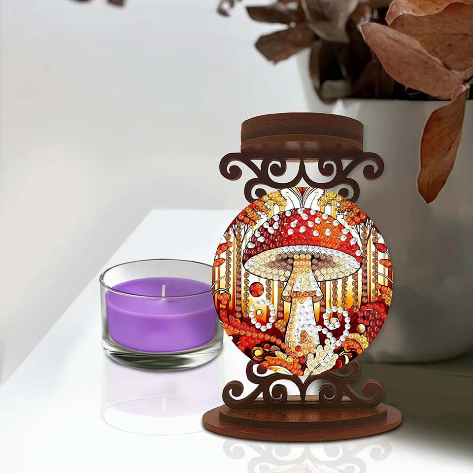 Porta-velas em forma de cogume - Art Craft Kit avaliação e preço