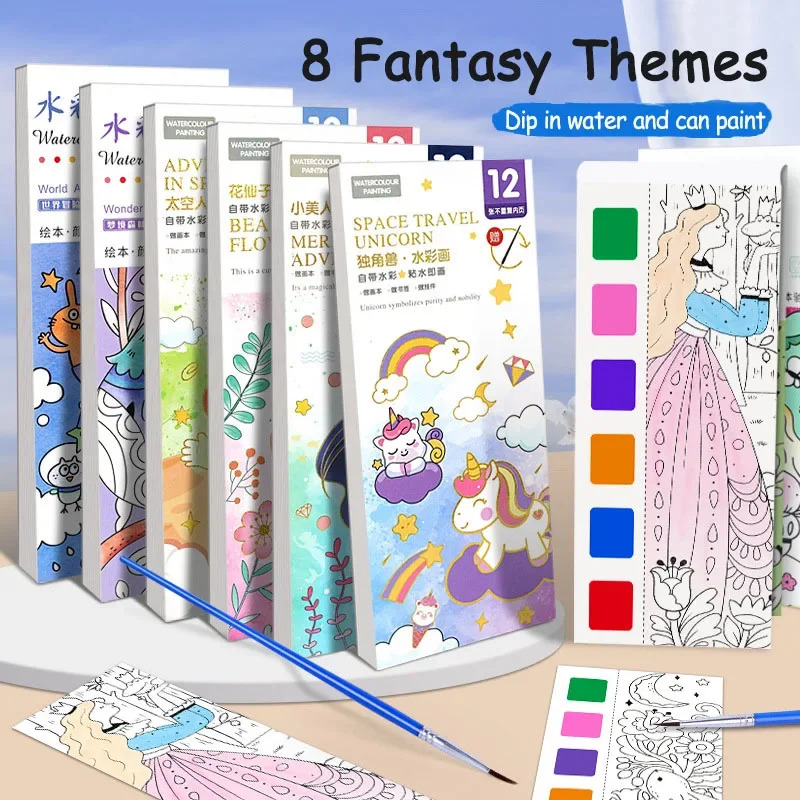 Conjunto de livro aquarela por - Gouache Paint Set avaliação e preço
