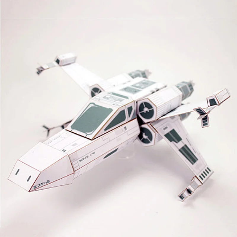 X-WING lutador modelo de papel - Art Craft Cardboard avaliação e preço